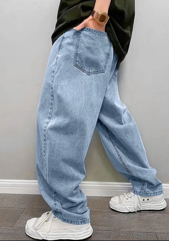жинси широкого крою (baggy), блакитні