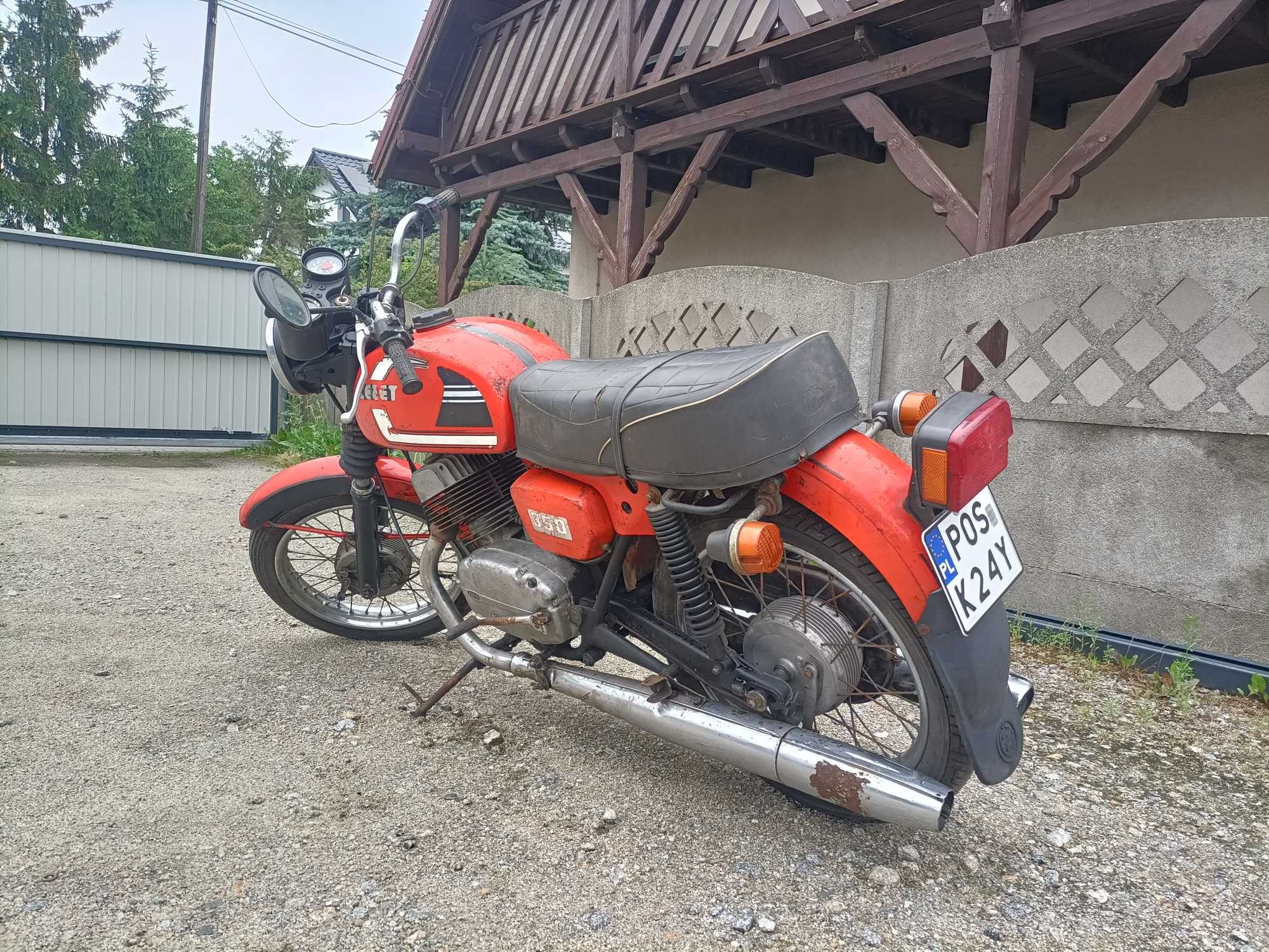 CZ-350 Jawa zarejestrowana