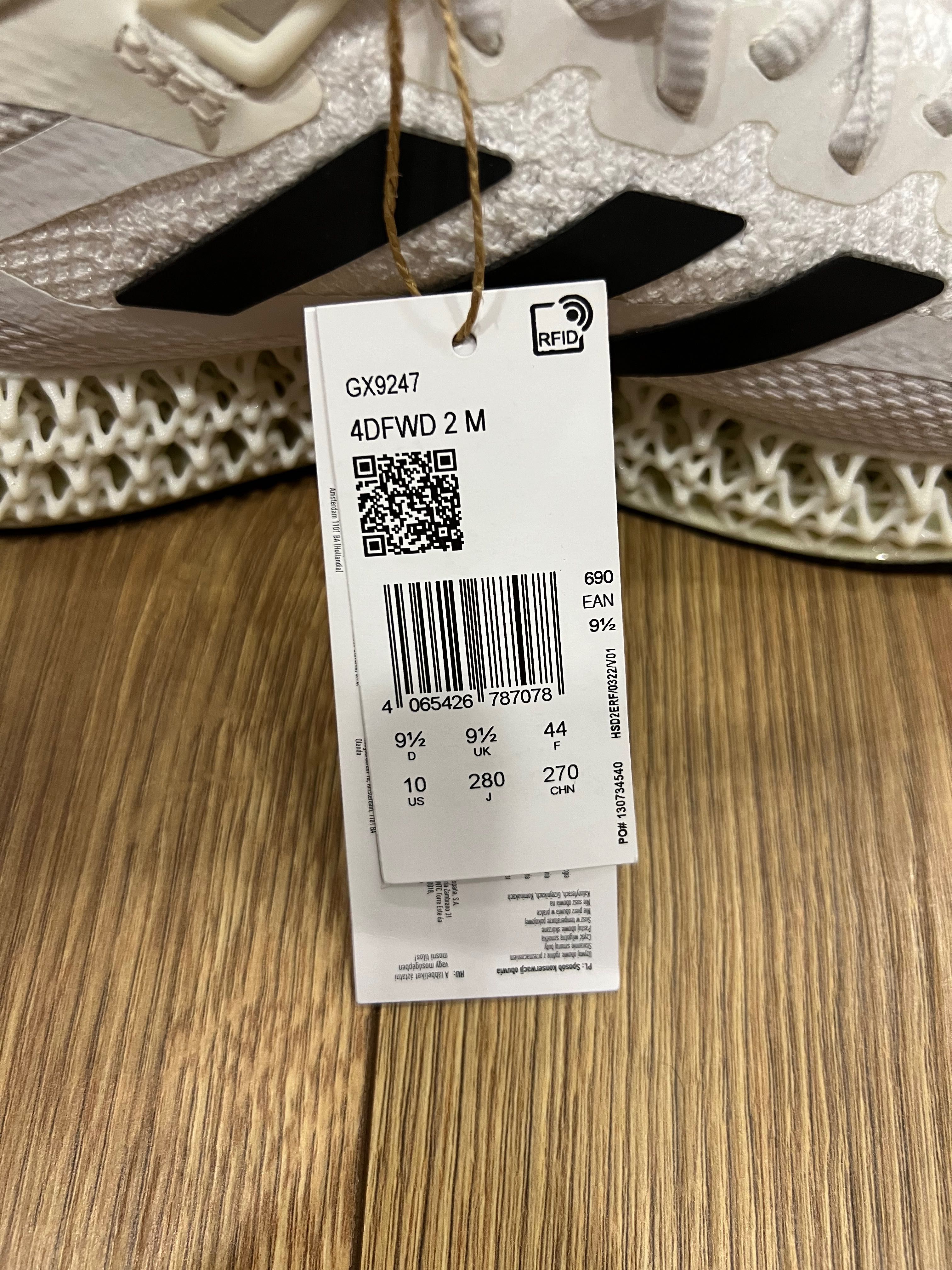 Sneakersy Adidas 4DFWD 2, 44, biały