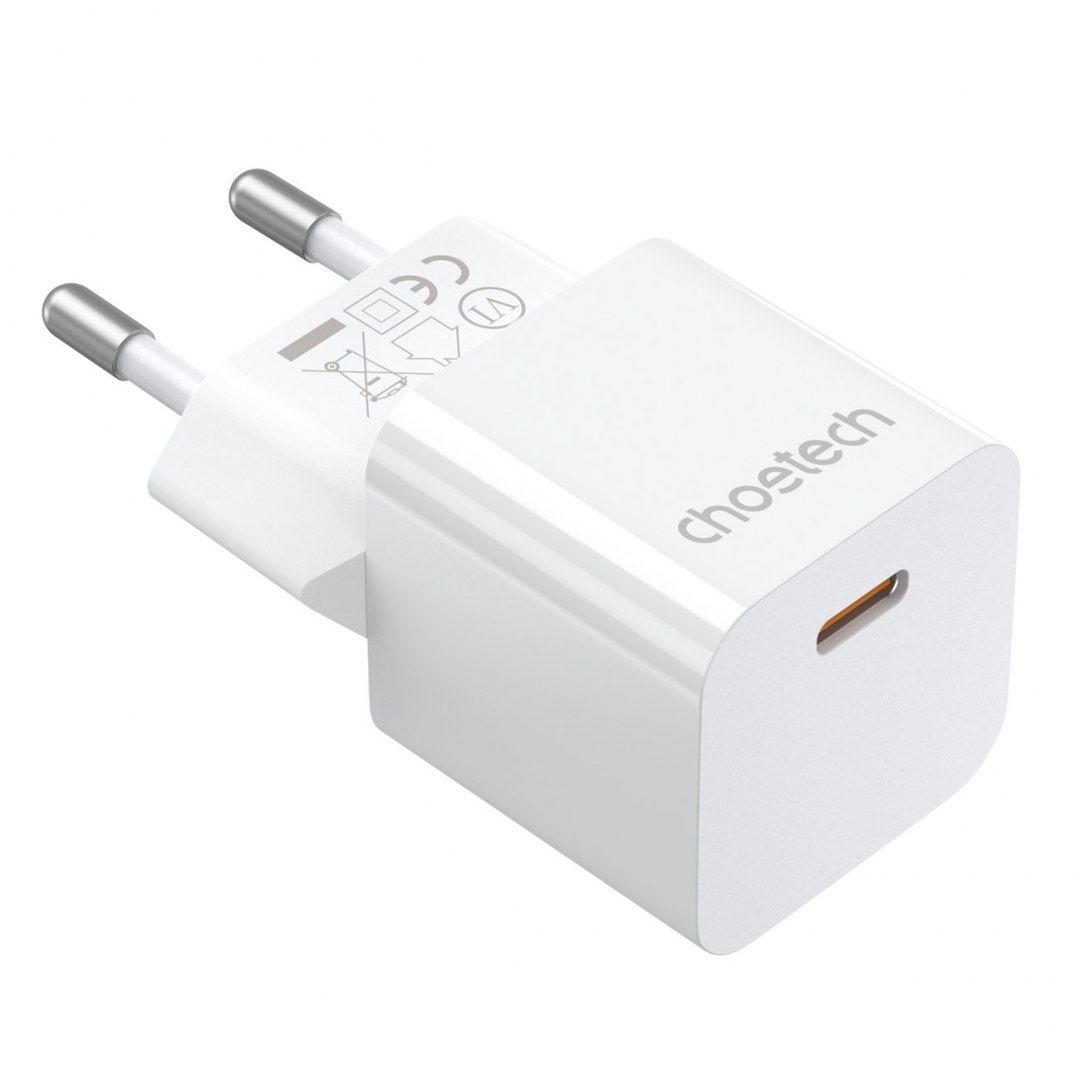 Choetech Ładowarka Sieciowa 20W Usb C iPhone 12 13 14 PRO MAX