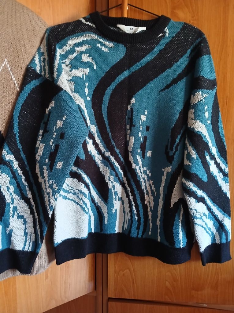 Okaaaa H&M Nowy cieply sweter młodzieżowy unisex od 10 do 40lat wzr 15