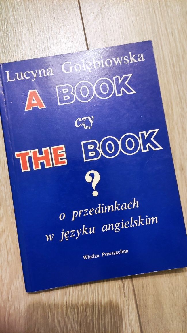 A book czy the book Gołębiowska przedimki angielski nauka podręcznik