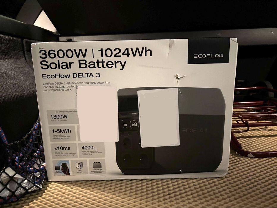 Зарядна станція EcoFlow DELTA 3 1024 вт*год LiFePo4 НОВІ ЄВРОПА