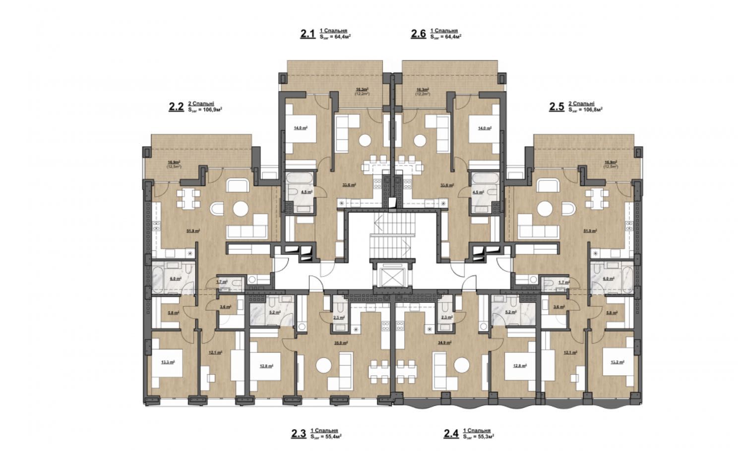 Продаж 2 кімнатної квартири у ЖК Residence Eleven по вул. Хорватська.