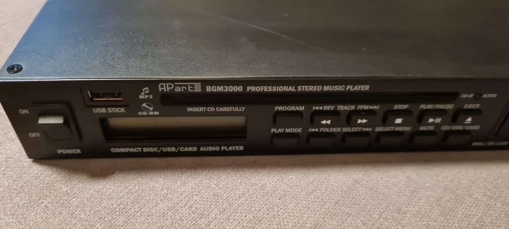 Apart BGM3000 PROFFESIONAL Stereo Music Player