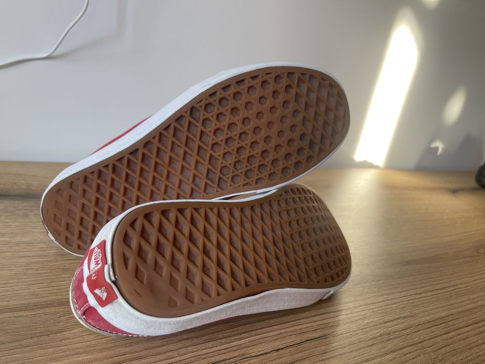 Vansy damskie czerwone old skool