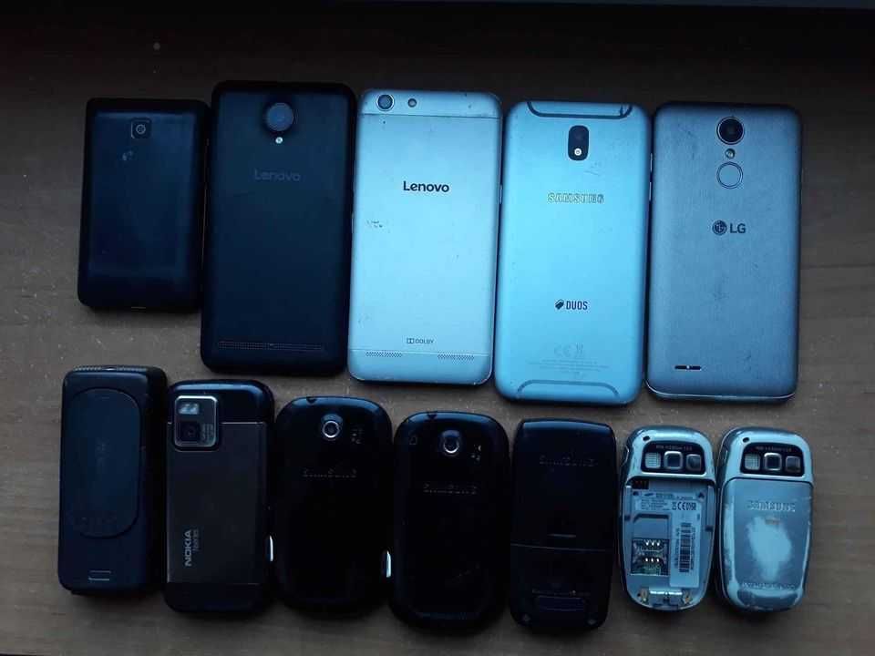 Zestaw komórek Samsung , Nokia, Lenovo