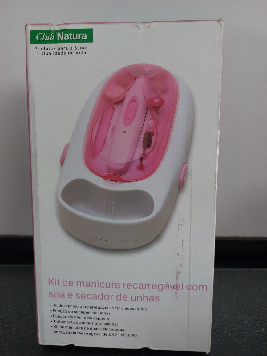Kit de manicura recarregável