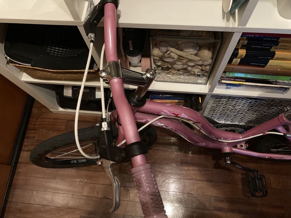 Bicicleta rosa roda 20