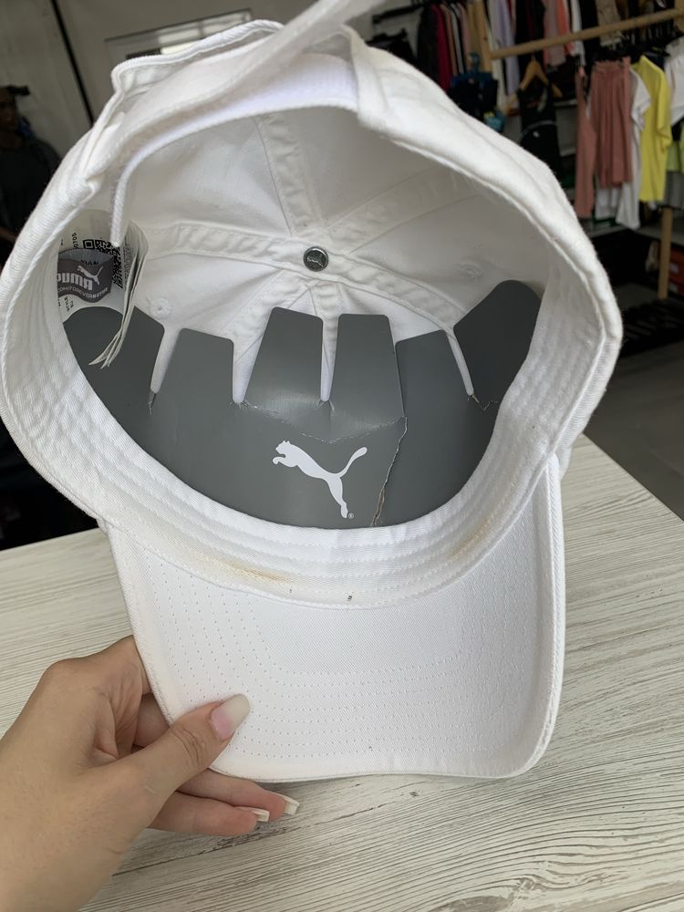Бейс Puma кепка біла
