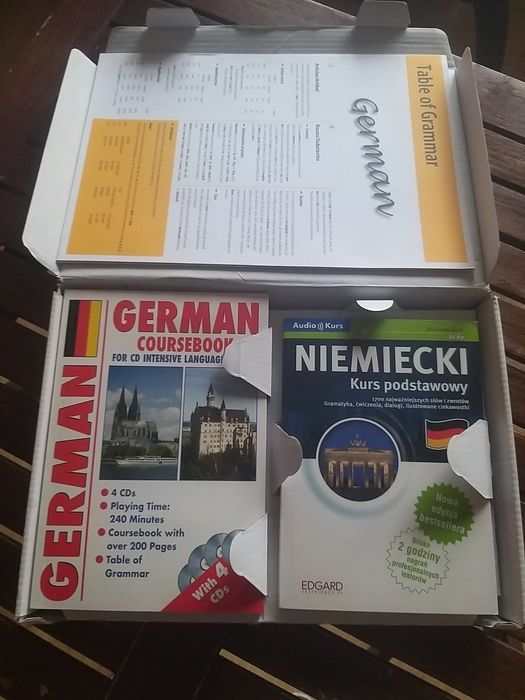 Nowy Zestaw  z 4 płytami  do nauki niemieckiego