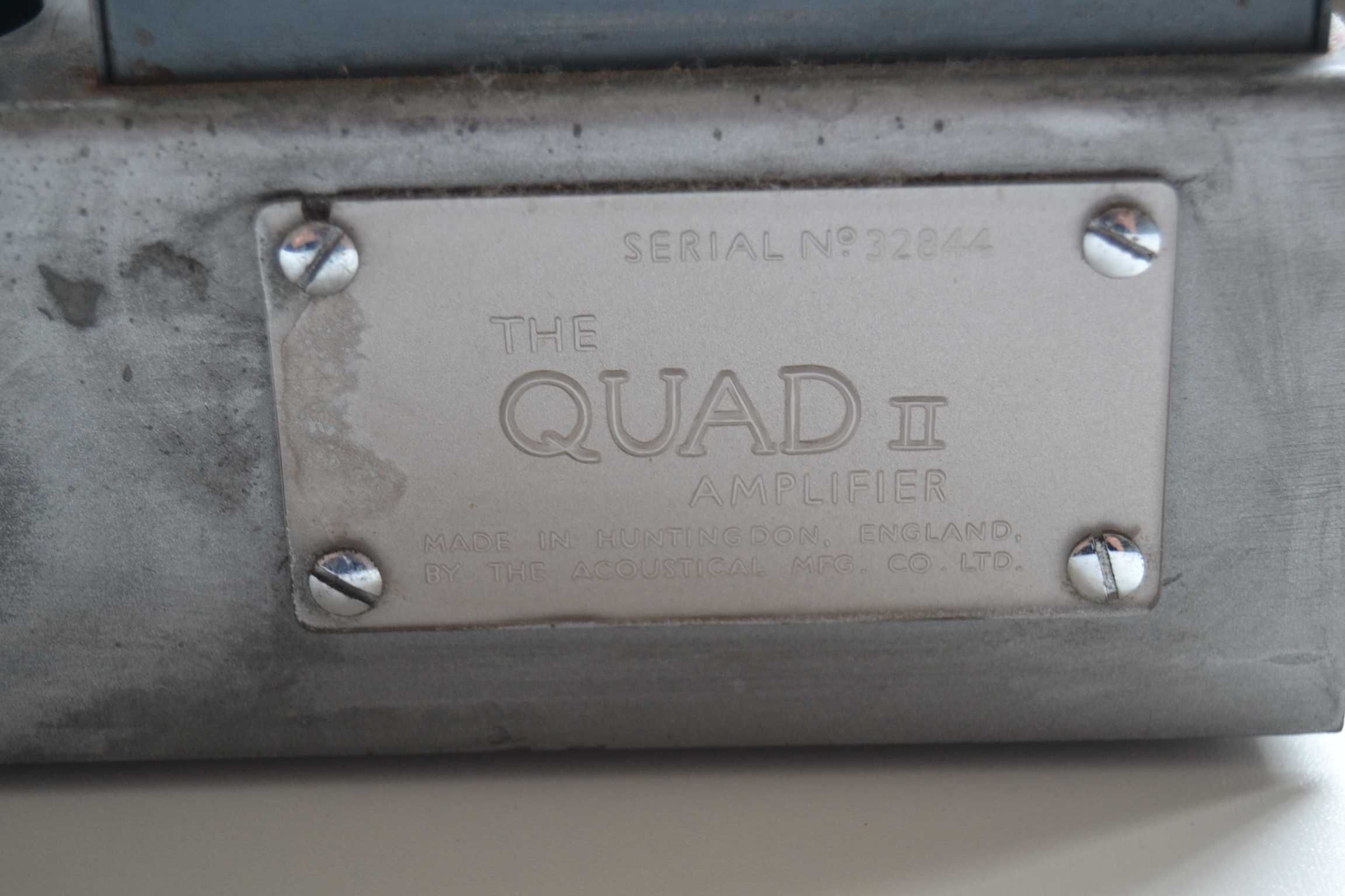 Vintage Hifi Quad II Amplificador Power Amplifier a Válvulas Revisto