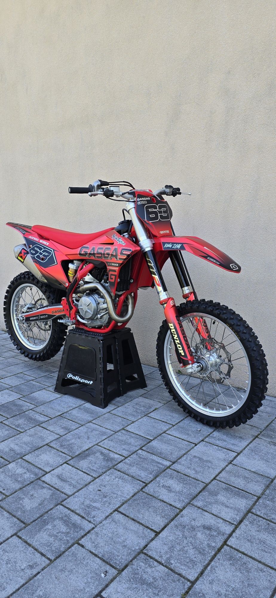 Gas gas 450cc 2023! Akrapovic ktm ładny