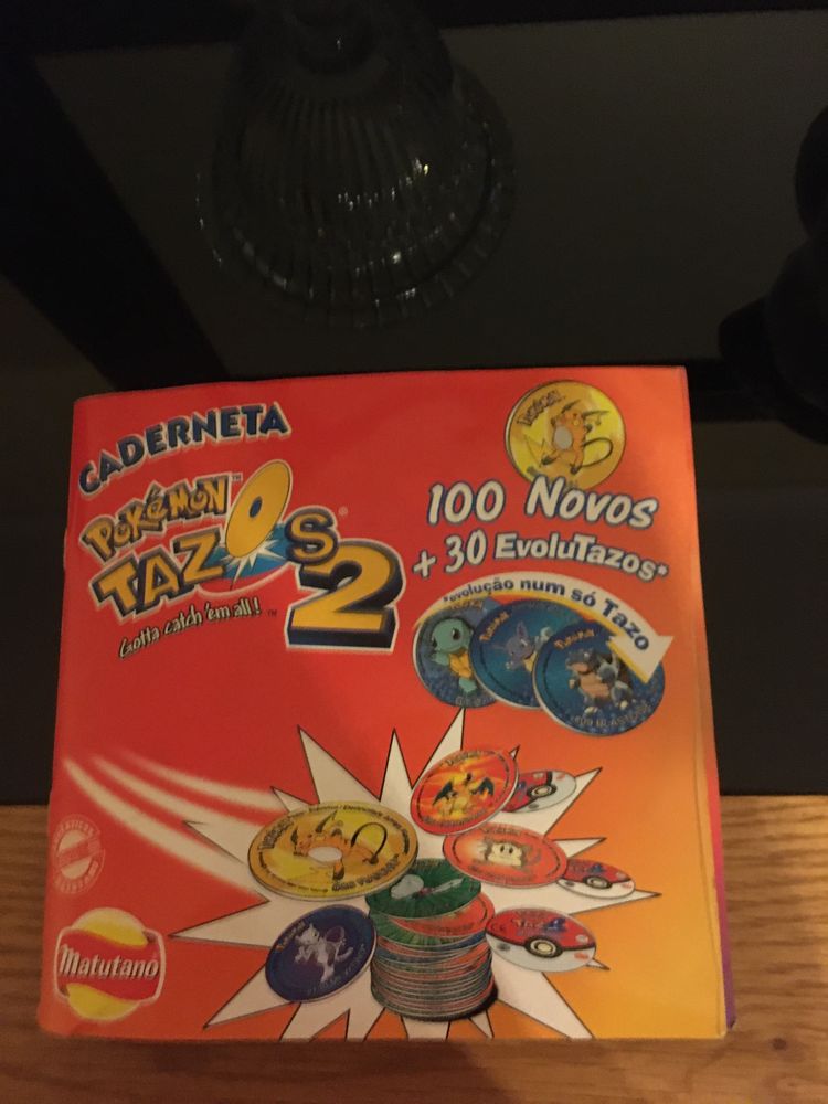 Cardeneta completa Pokemon Tazos 2