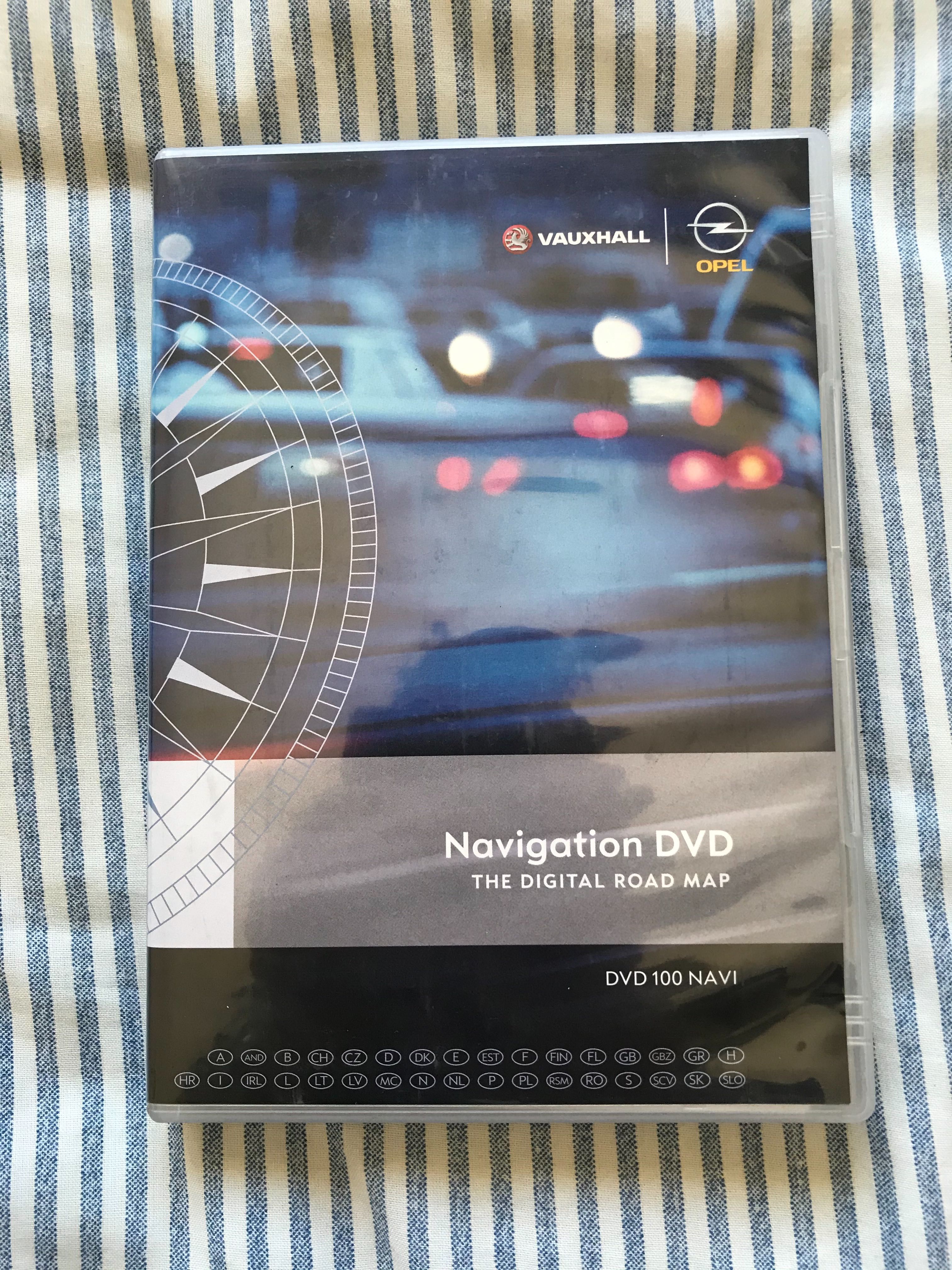 Opel DVD 100 Navi - Mapas e CD de software