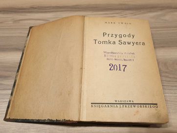 Mark Twain Przygody Tomka Sawyera Książka antykwaryczna