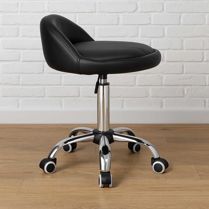 Mocny Nowy Taboret Obrotowy Na Kółkach Krzesło Stołek Kosmetyczny Dom