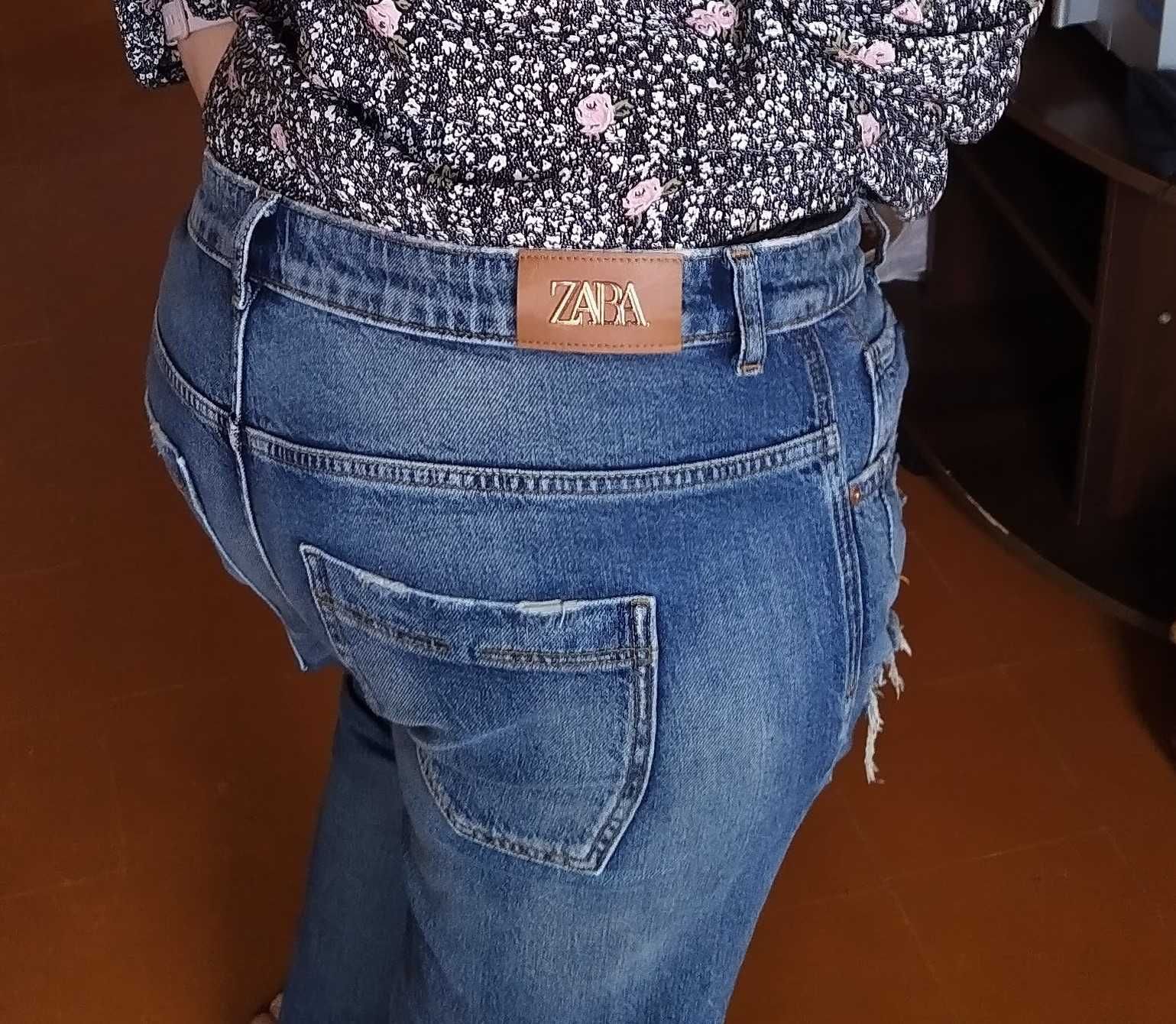 Жіночі джинси ZARA + шорти ZARA у подарунок