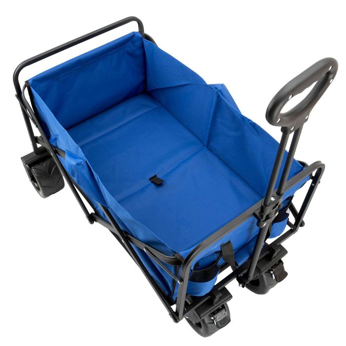 Wózek transportowy plażowy składany KORAL niebieski