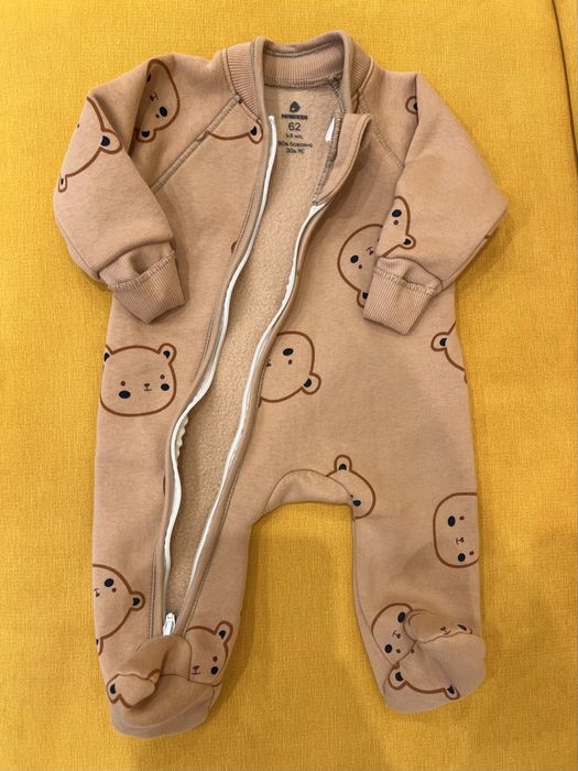 Теплий комбінезон/ чоловічок Minikin 62-68