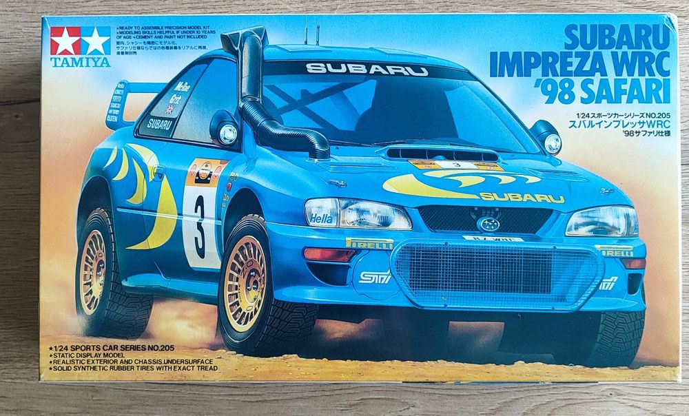 Subaru Impreza WRC 98 Safari Tamiya 1/24 UNIKAT 24205 model