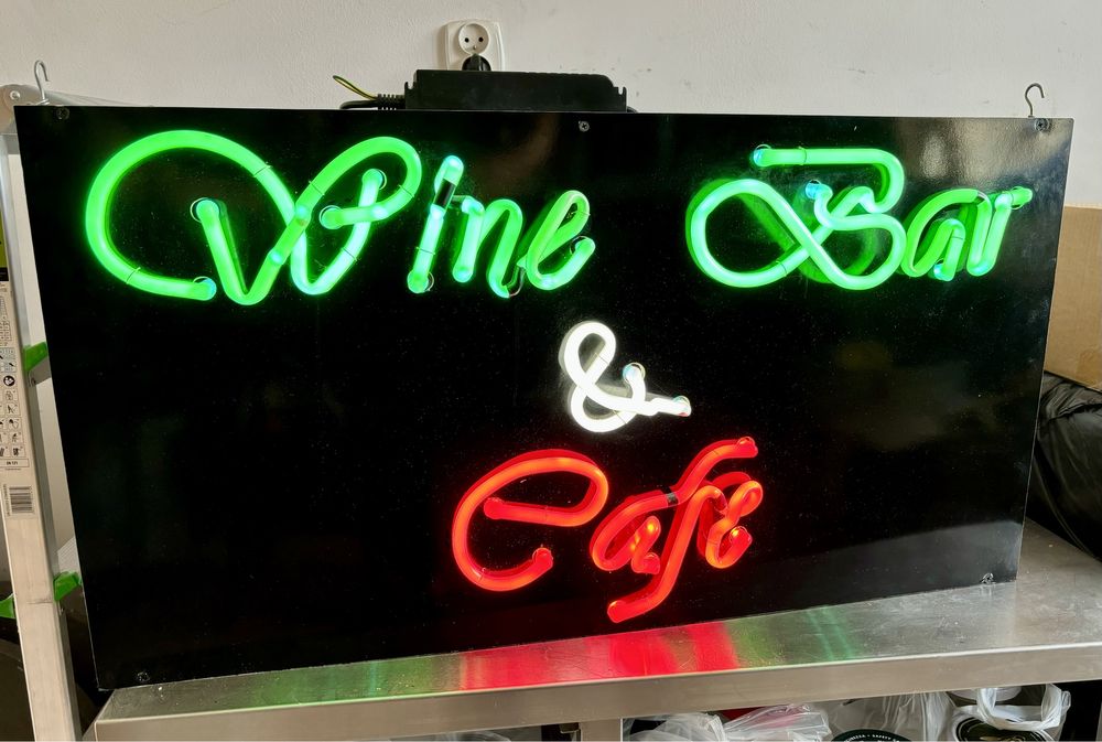 Neon Reklama świetlna Bar, ozdoba