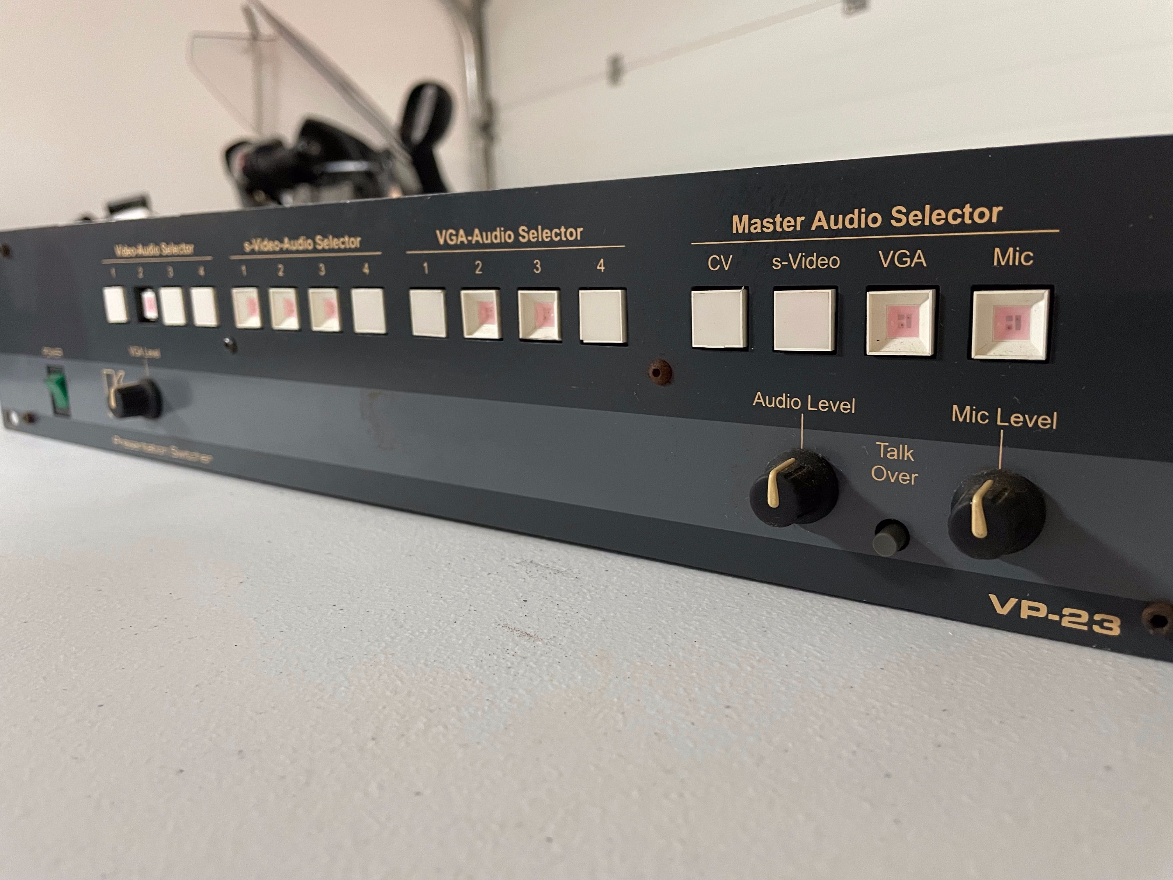 Kramer switcher apresentador video VP-23