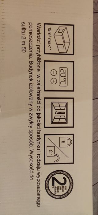 Grzejnik elektryczny LEYA 1500W