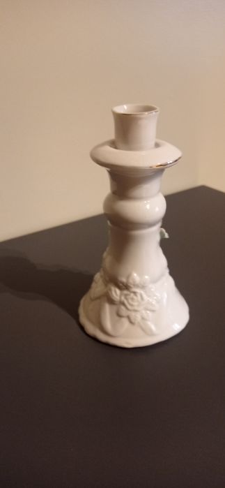 Porcelanowy świecznik