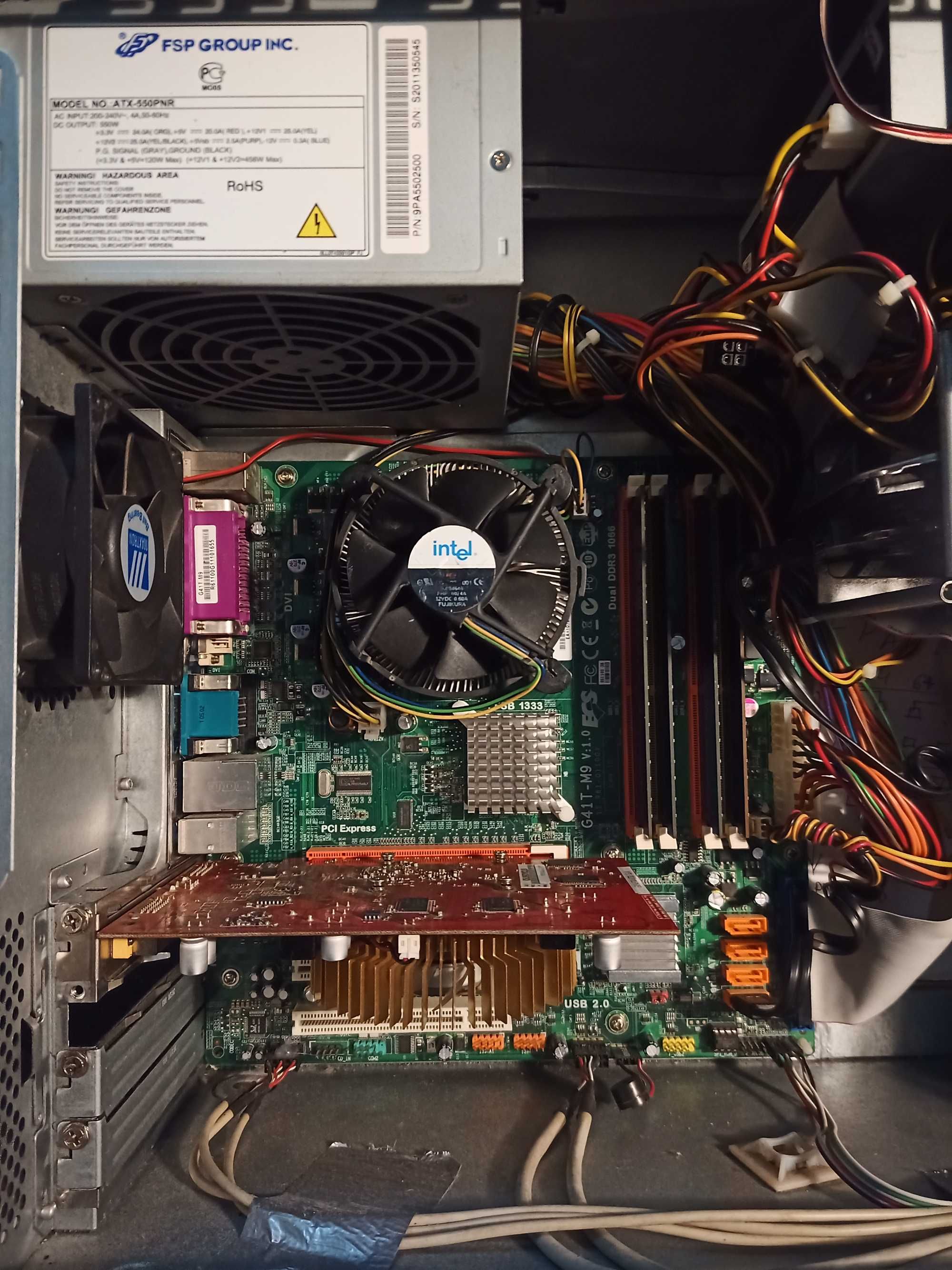 ECS G41T-M9 V:1.0 Q9550  8GB