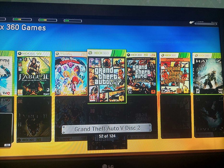 XBOX360 накопичувач hdd жорсткий диск ікс бокс з іграми gta 5 Forza