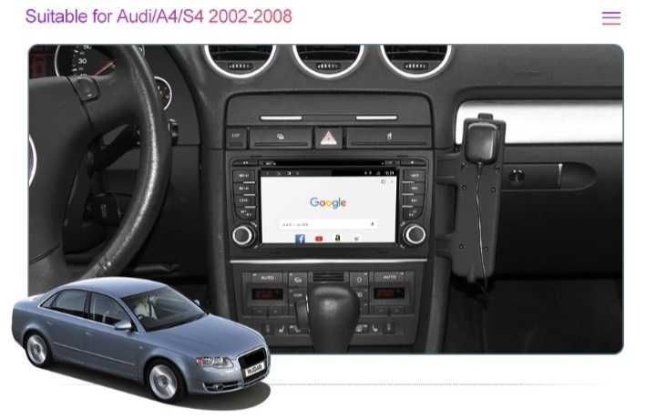 Auto Rádio Android Para Audi A4 S4 RS4 GPS DVD CD USB Bluetooth Canbus