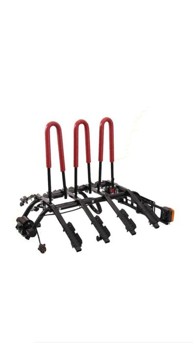 Platforma Bagażnik Samochodowy na hak Amos podróż transport 4 rowerów