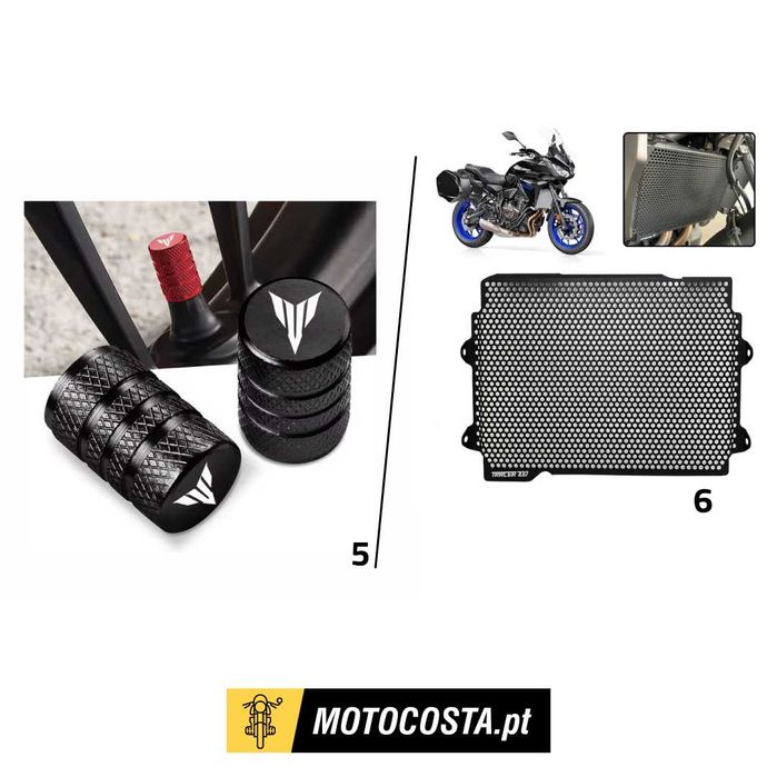 Acessórios YAMAHA - Grelhas, Piscas LED, Grips, Espelhos - MOTOCOSTA