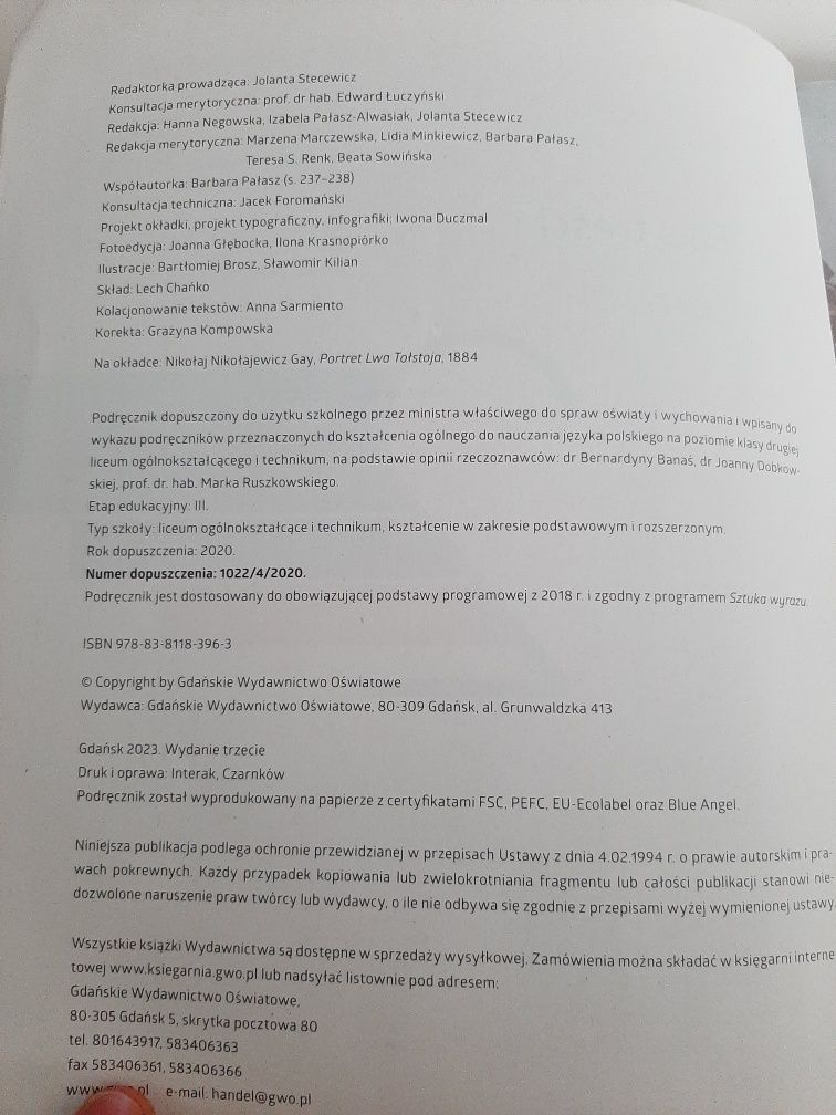 Język Polski 2, część 2 pozytywizm, MEN 1022/4/2020