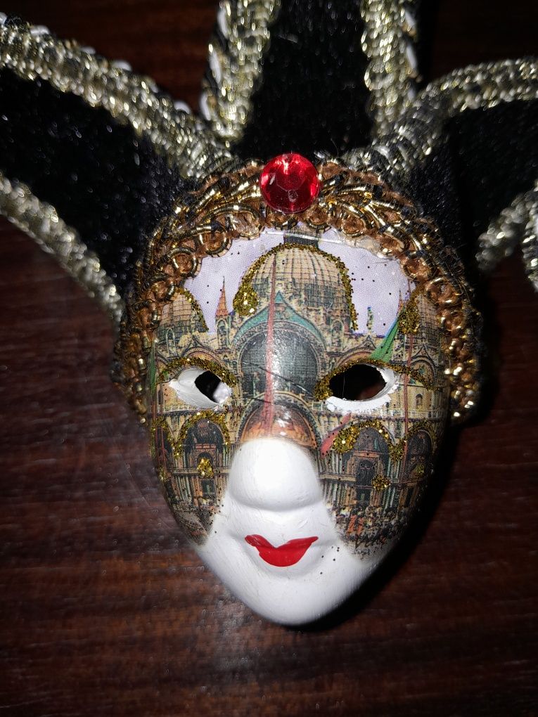 Mini máscara de Veneza