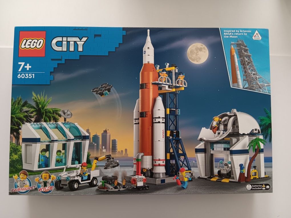 Nieotwarte Lego City 60351-Start rakiety z kosmodromu