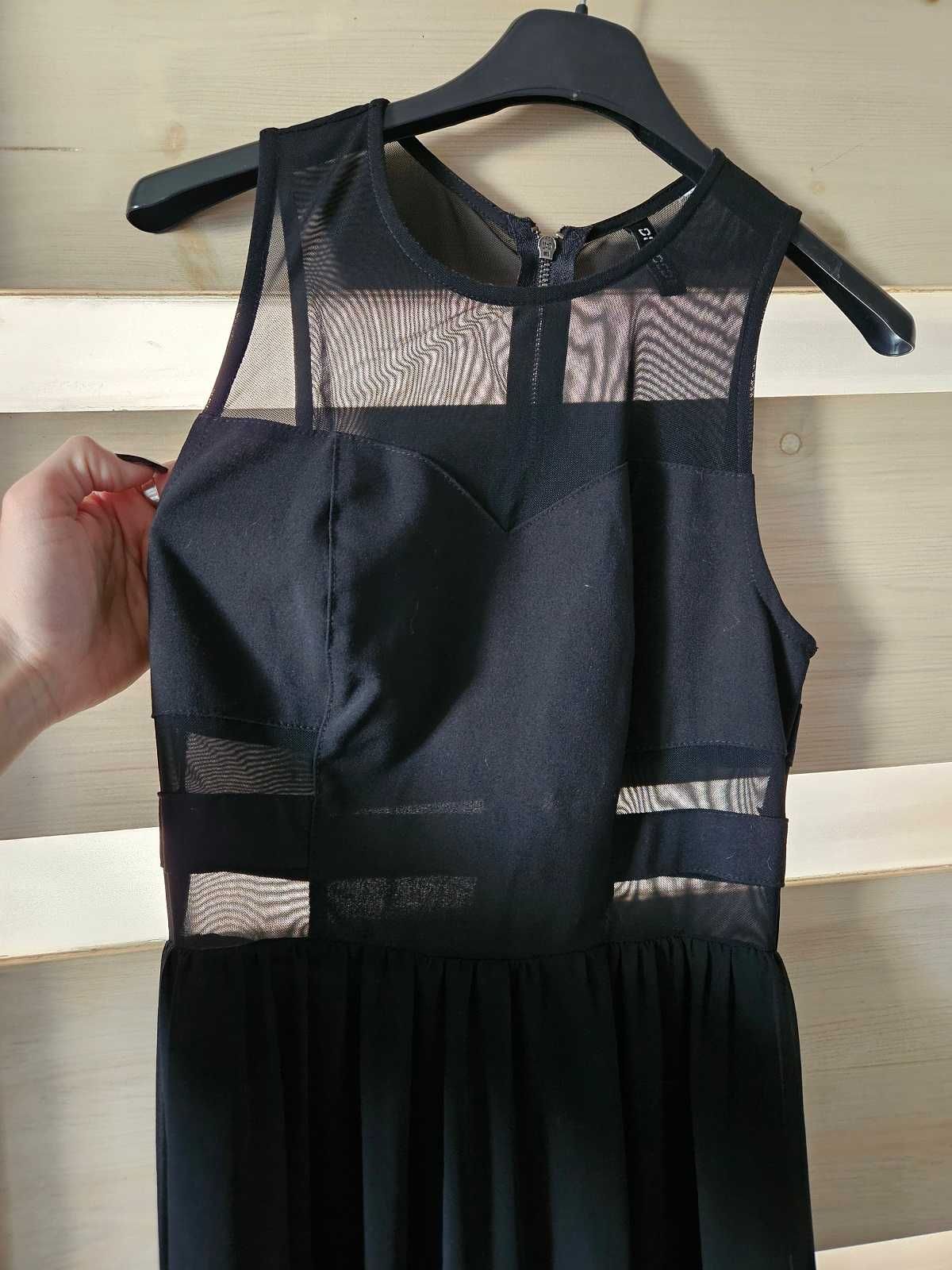 sukienka długa maxi h&m divided xs 34