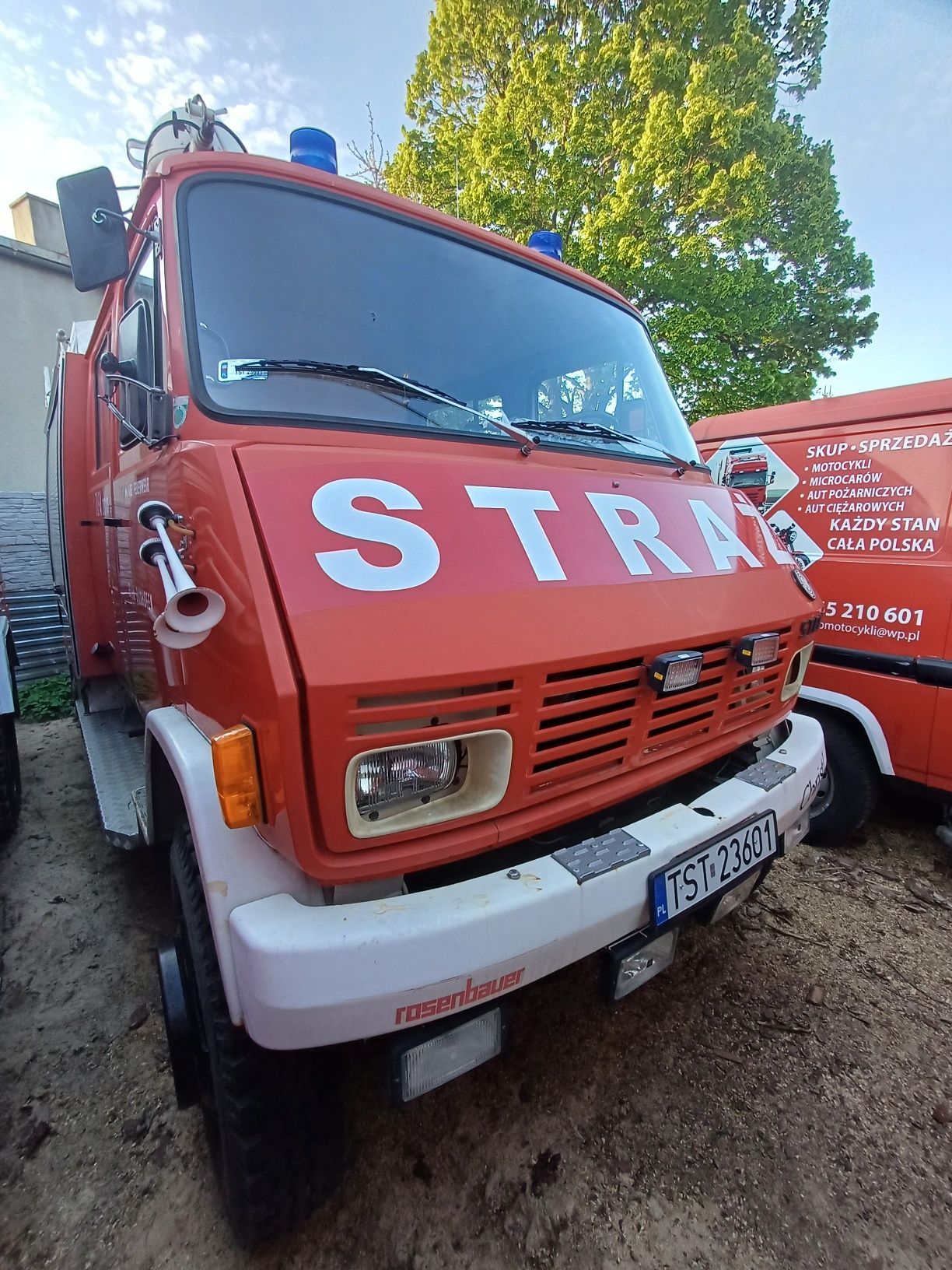 Steyr 690 strażacki 4x4 reduktor pożarniczy 7 osób zadbany.Moc silnika