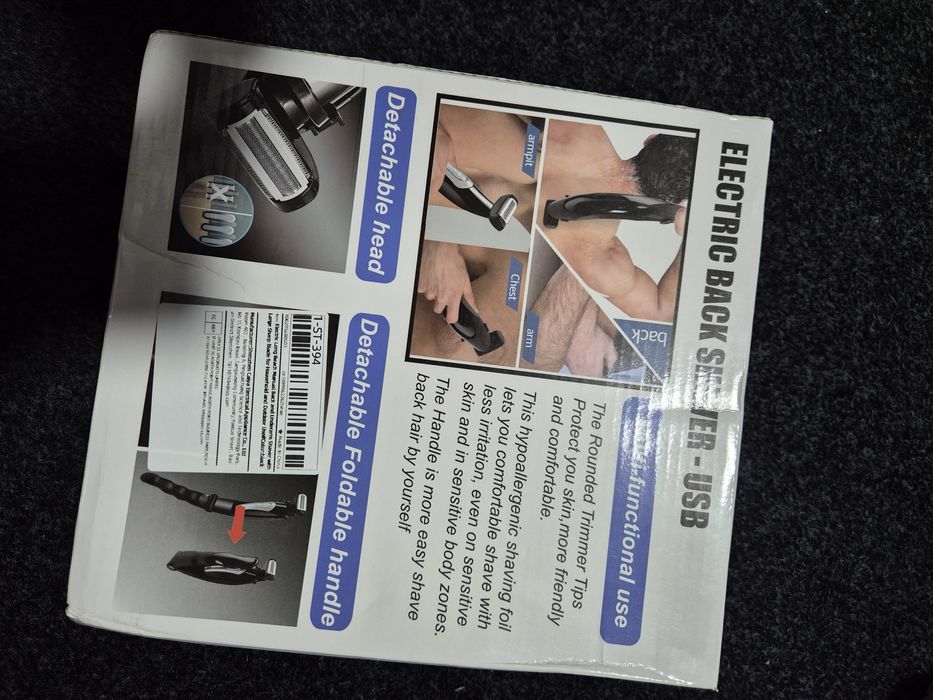 Barbeador Elétrico de Costas e Corpo