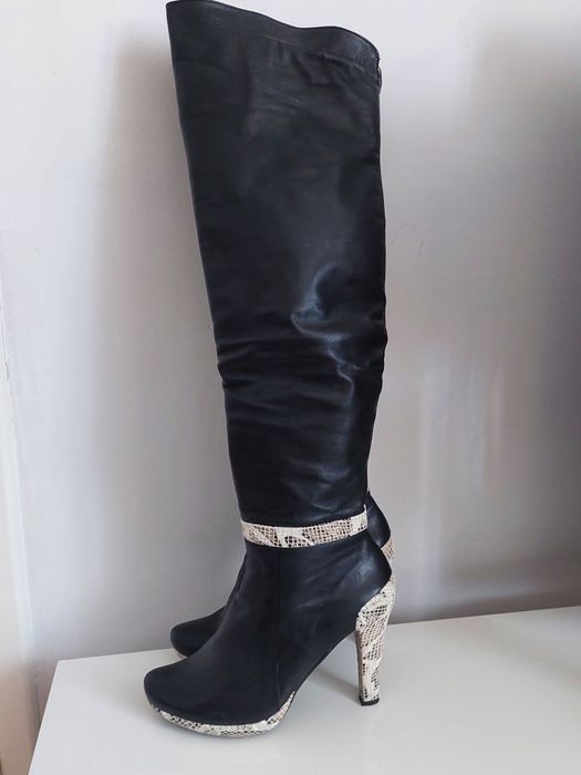 Kozaki skorzane rozm 39