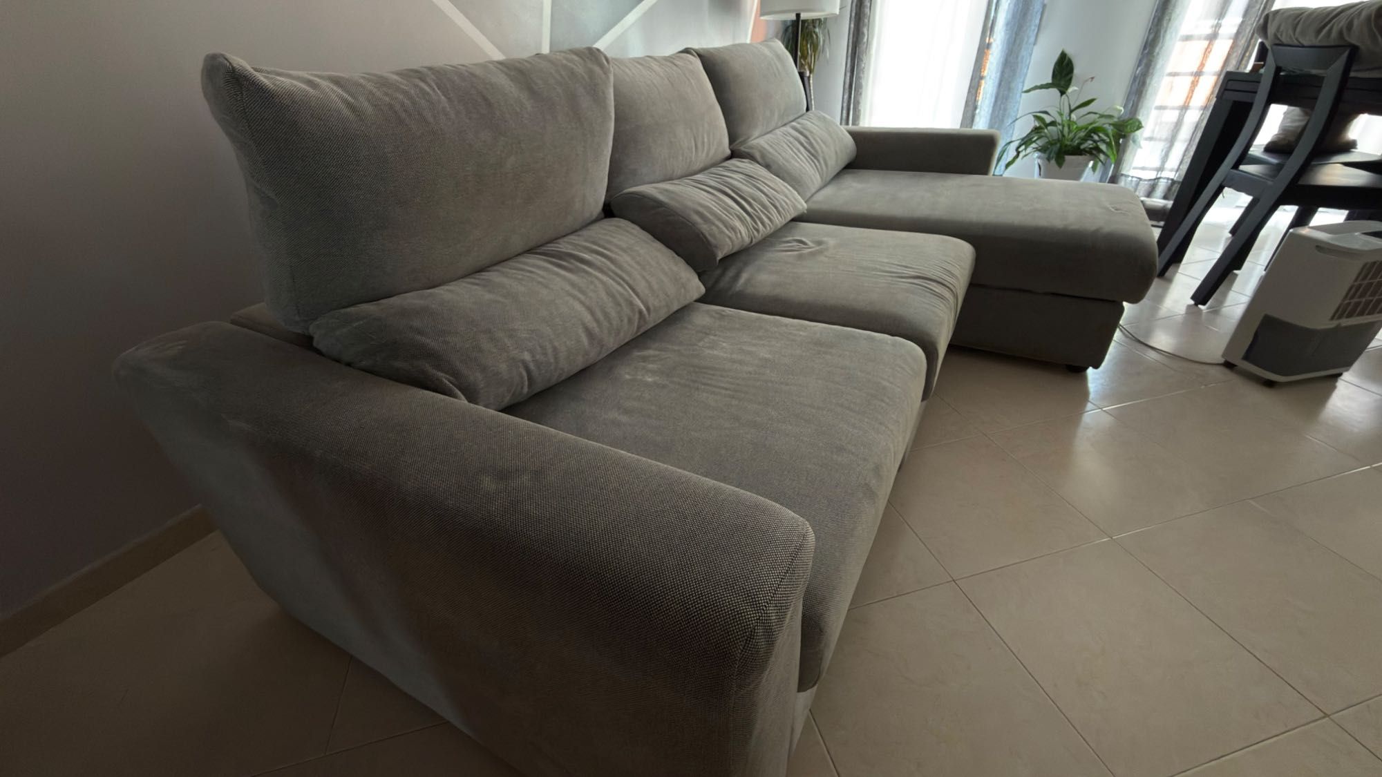 Sofá 3 lugares c/chaise longue (ESKILSTUNA - IKEA)
