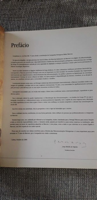 Marconi - 75 Anos de Comunicações Internacionais