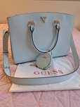 Guess torebka shopper nowa skóra saffiano