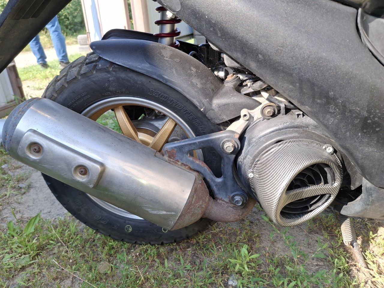 Honda Dio ZX .
65 c. Валит 80 км.
Камутатор Gautona 
Вариатор DLH
Реме
