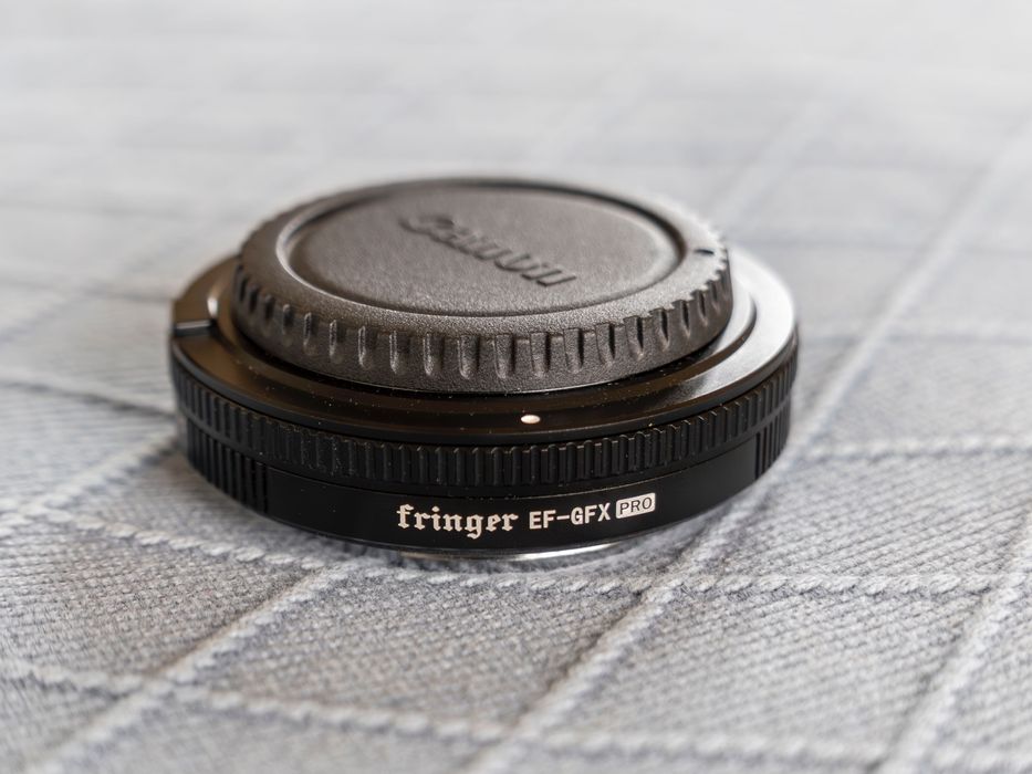 Adaptador Fringer Pro: Canon EF - Fujifilm GFX