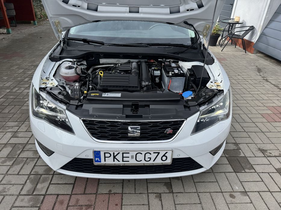 Seat Leon FR 1.4 150 KM DSG sprowadzony 2016 zarejestrowany ledy navi