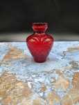 Szklany wazon - Truskawka - vintage - design - 3178