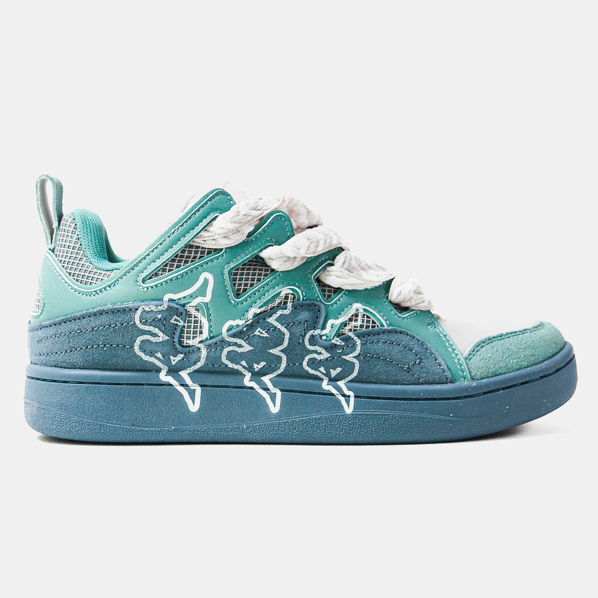 Кросівки Kappa Fatty Green Blue Original Box premium
