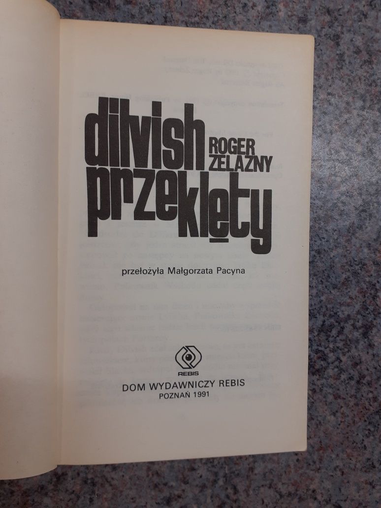Roger Zelazny - Dilvish przeklęty [wyd.Rebis 1991]